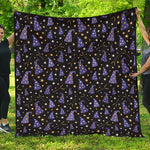 Wizard Hat Pattern Print Quilt