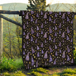 Wizard Hat Pattern Print Quilt