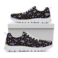 Wizard Hat Pattern Print White Running Shoes