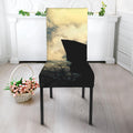 Wolf Howling At The Full Moon Print Dining Chair Slipcover