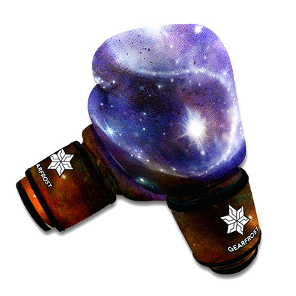 Woman Space Yin Yang Painting Print Boxing Gloves
