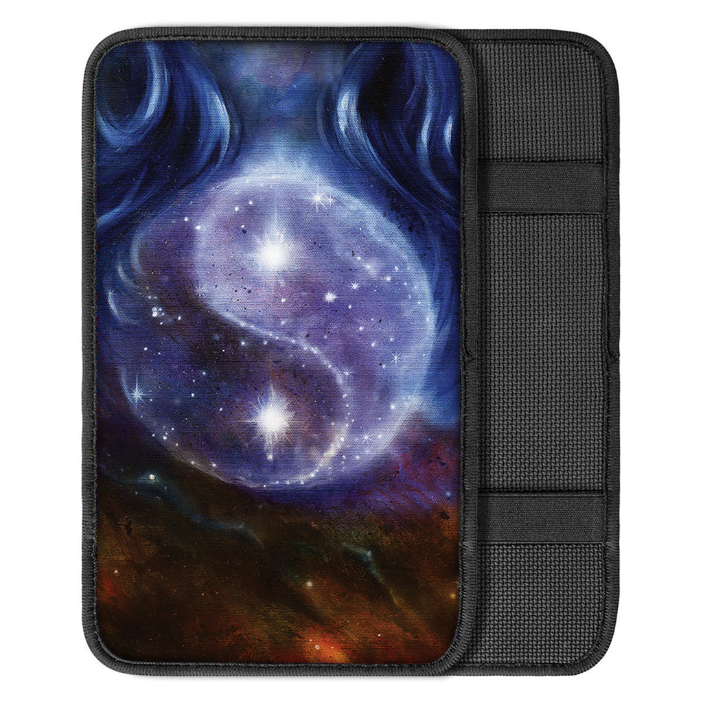 Woman Space Yin Yang Painting Print Car Center Console Cover