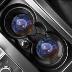 Woman Space Yin Yang Painting Print Car Coasters