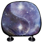 Woman Space Yin Yang Painting Print Car Headrest Covers