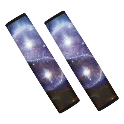 Woman Space Yin Yang Painting Print Car Seat Belt Covers