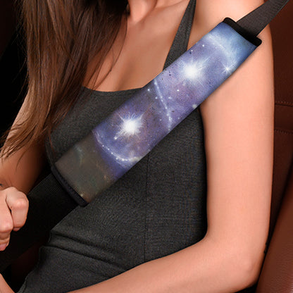 Woman Space Yin Yang Painting Print Car Seat Belt Covers