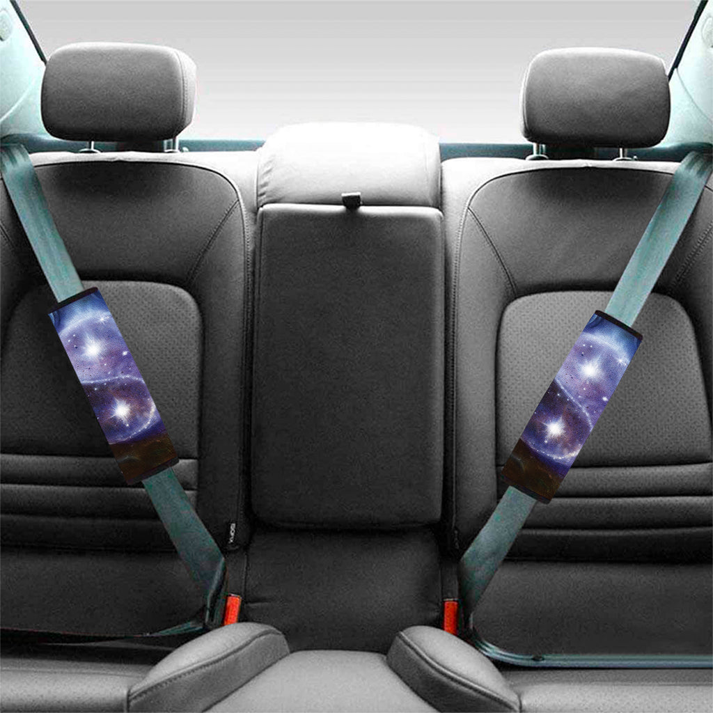 Woman Space Yin Yang Painting Print Car Seat Belt Covers