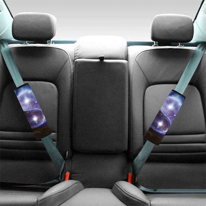 Woman Space Yin Yang Painting Print Car Seat Belt Covers