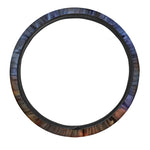 Woman Space Yin Yang Painting Print Car Steering Wheel Cover