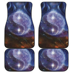 Woman Space Yin Yang Painting Print Front and Back Car Floor Mats