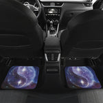 Woman Space Yin Yang Painting Print Front and Back Car Floor Mats