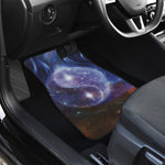 Woman Space Yin Yang Painting Print Front and Back Car Floor Mats