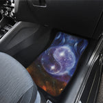 Woman Space Yin Yang Painting Print Front and Back Car Floor Mats