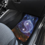 Woman Space Yin Yang Painting Print Front Car Floor Mats