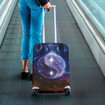 Woman Space Yin Yang Painting Print Luggage Cover