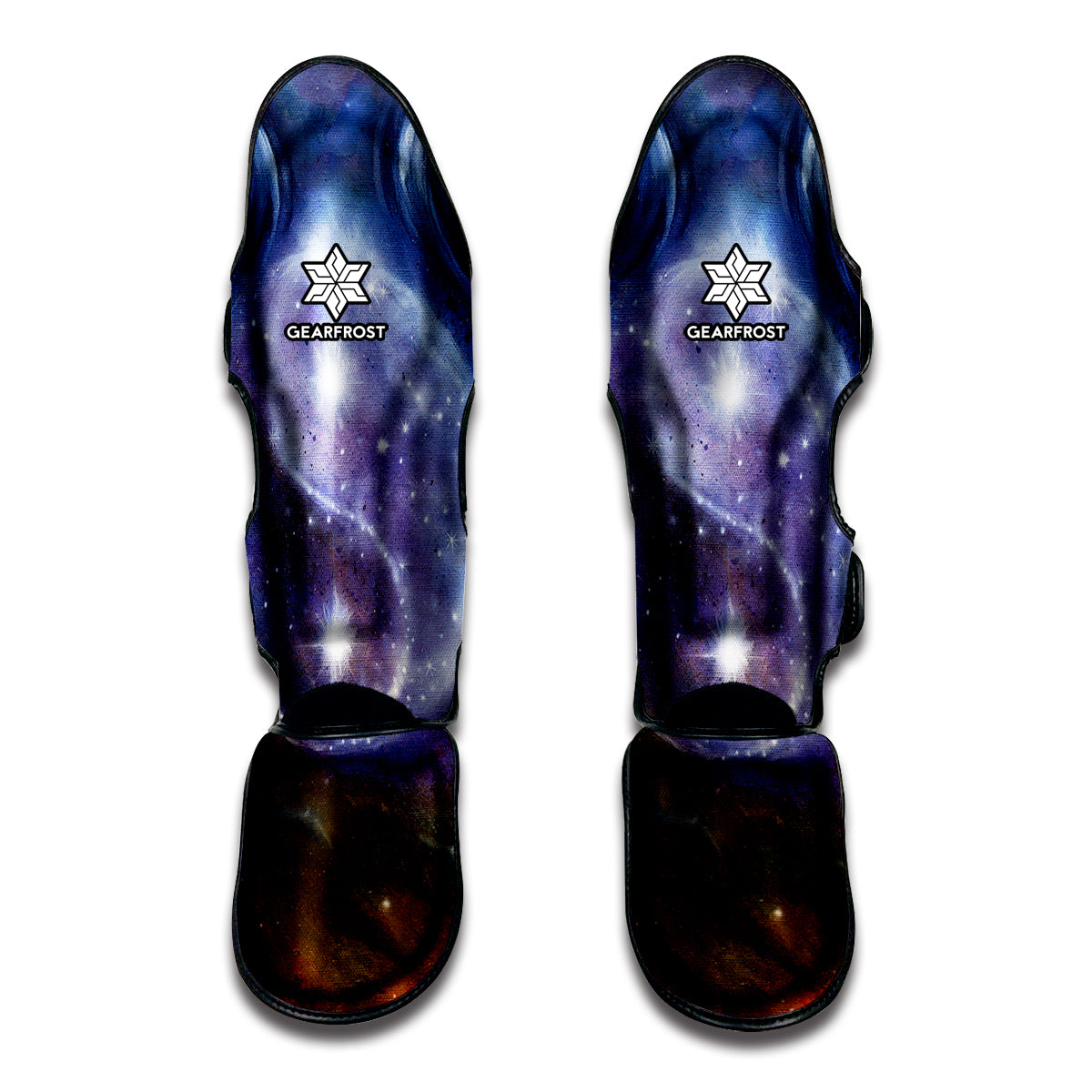 Woman Space Yin Yang Painting Print Muay Thai Shin Guard