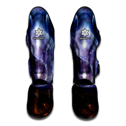 Woman Space Yin Yang Painting Print Muay Thai Shin Guard