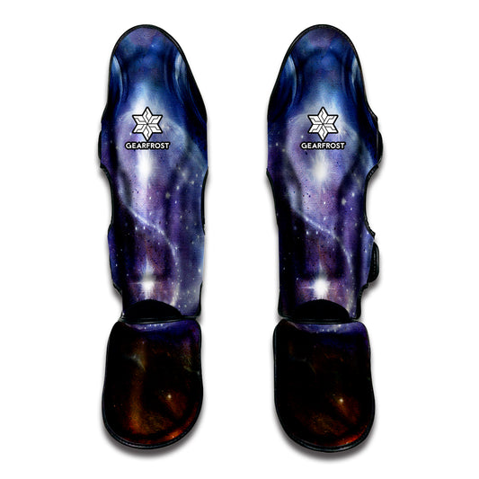 Woman Space Yin Yang Painting Print Muay Thai Shin Guard