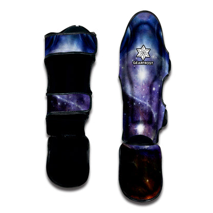 Woman Space Yin Yang Painting Print Muay Thai Shin Guard