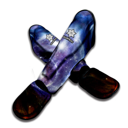Woman Space Yin Yang Painting Print Muay Thai Shin Guard