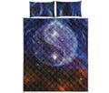 Woman Space Yin Yang Painting Print Quilt Bed Set