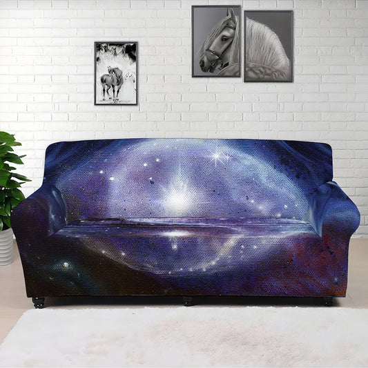 Woman Space Yin Yang Painting Print Sofa Cover