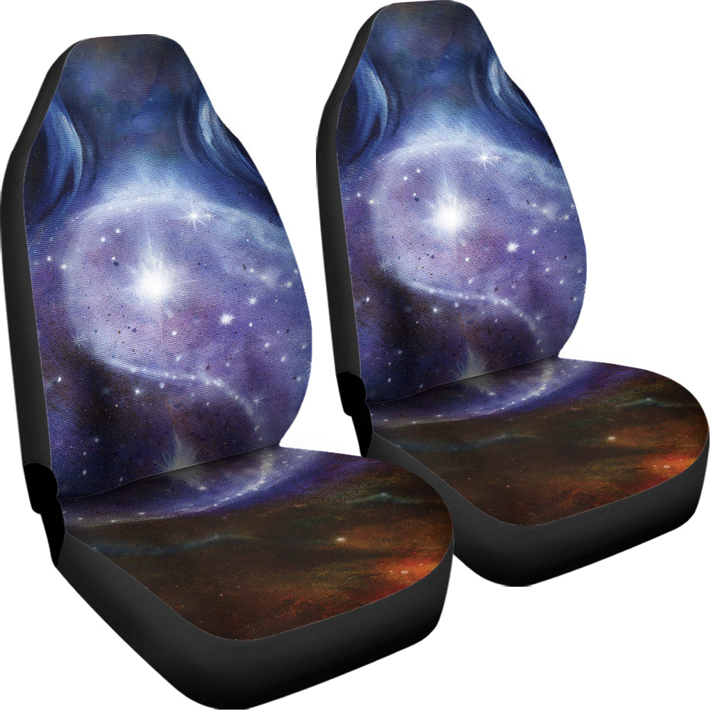 Woman Space Yin Yang Painting Print Universal Fit Car Seat Covers