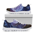 Woman Space Yin Yang Painting Print White Running Shoes