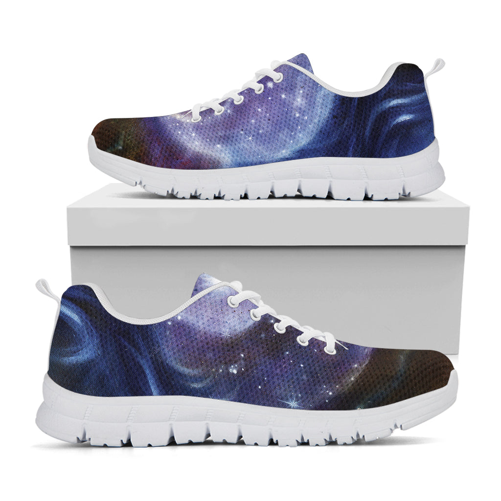 Woman Space Yin Yang Painting Print White Sneakers
