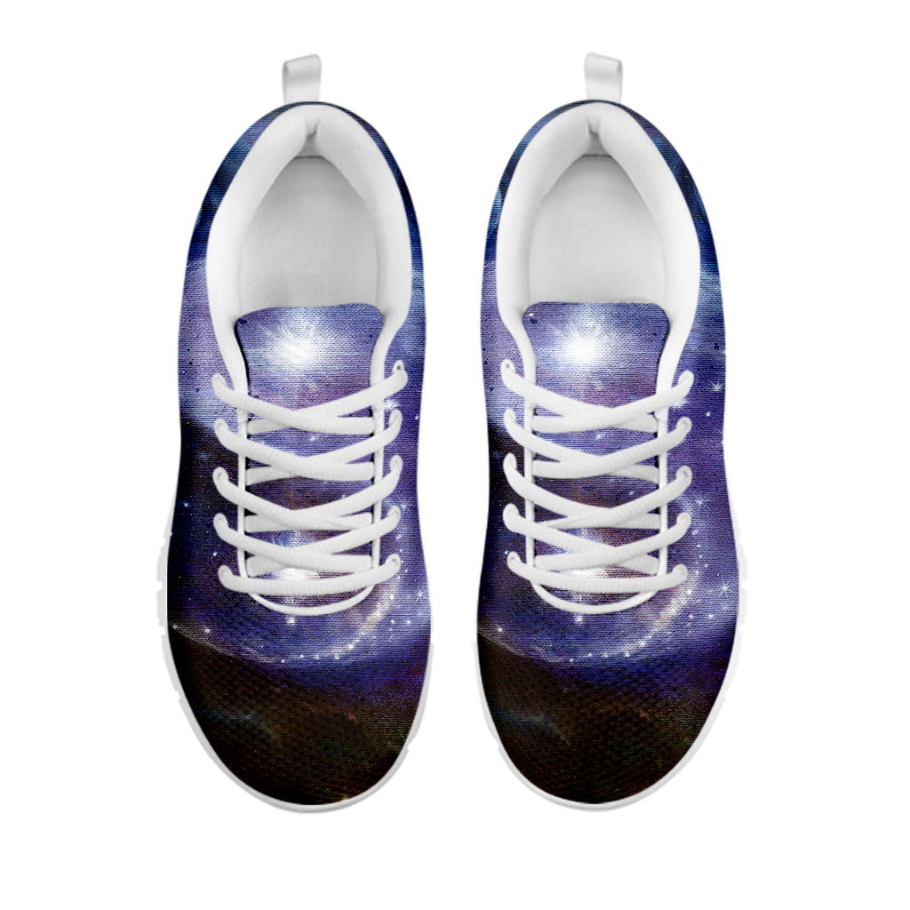Woman Space Yin Yang Painting Print White Sneakers