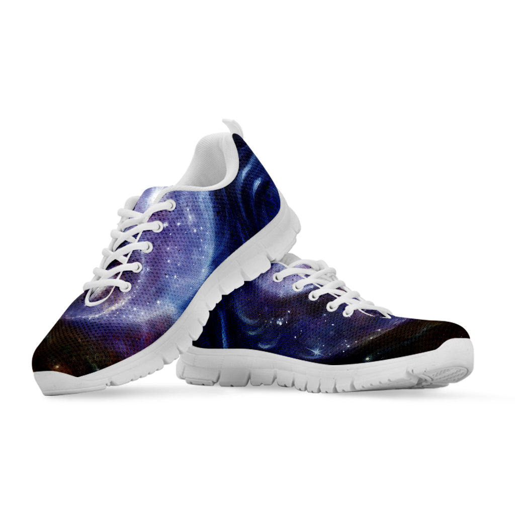 Woman Space Yin Yang Painting Print White Sneakers