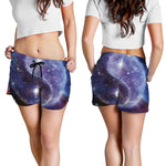Woman Space Yin Yang Painting Print Women's Shorts