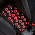Women's Lips Pattern Print Car Center Console Cover