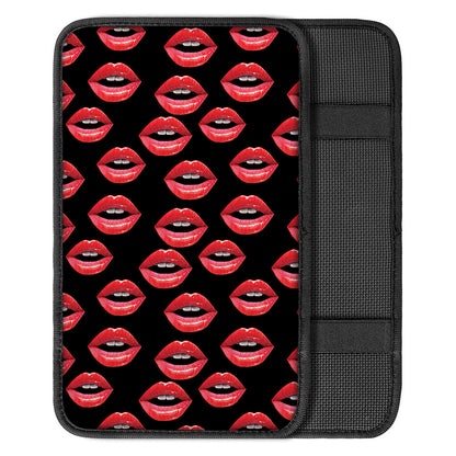 Women's Lips Pattern Print Car Center Console Cover