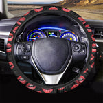 Women's Lips Pattern Print Car Steering Wheel Cover