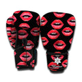 Women's Lips Pattern Print Boxing Gloves