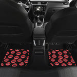 Women's Lips Pattern Print Front and Back Car Floor Mats