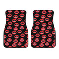 Women's Lips Pattern Print Front Car Floor Mats