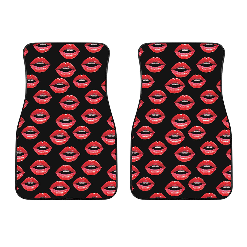 Women's Lips Pattern Print Front Car Floor Mats