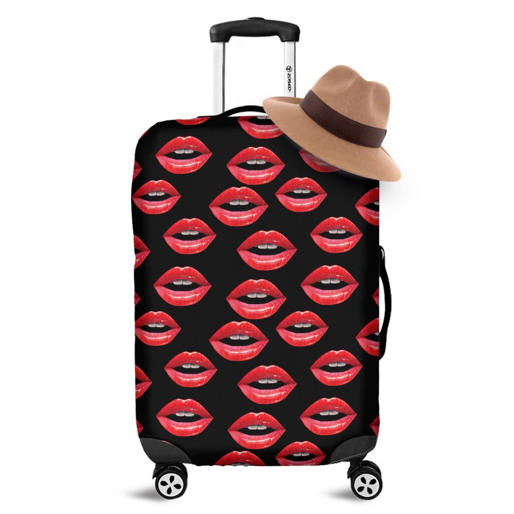 Women's Lips Pattern Print Luggage Cover