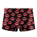 Women's Lips Pattern Print Men's Boxer Briefs