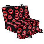 Women's Lips Pattern Print Pet Car Back Seat Cover