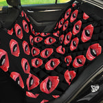 Women's Lips Pattern Print Pet Car Back Seat Cover