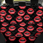Women's Lips Pattern Print Pet Car Back Seat Cover