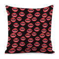 Women's Lips Pattern Print Pillow Cover