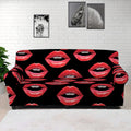 Women's Lips Pattern Print Sofa Cover