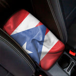 Wrinkled Puerto Rican Flag Print Car Center Console Cover