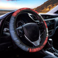 Wrinkled Puerto Rican Flag Print Car Steering Wheel Cover