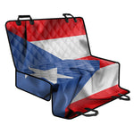 Wrinkled Puerto Rican Flag Print Pet Car Back Seat Cover