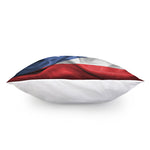 Wrinkled Puerto Rican Flag Print Pillow Cover